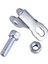 2 Pcs Araç Aksesuarları: 1 Pcs Arka Barn Kapı Uzatma Braketi ve 1 Pcs Ön Kapı Anahtarı Kapak Kauçuk 25368-20G00 (Yurt Dışından) 1