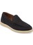 Siyah Hakiki Nubuk Deri Erkek Loafer - E24I1AY56641-A64 1