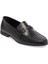 Siyah Hakiki Deri Erkek Loafer - E24I1AY56655-A23 1