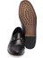 Siyah Hakiki Deri Erkek Loafer - E24I1AY56655-A23 4