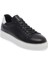 Siyah Hakiki Deri Erkek Sneaker - E24I1AY56688-A23 1