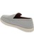 Gri Hakiki Deri Erkek Loafer - E24I1AY56705-H1Y 2
