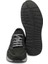 Siyah Hakiki Nubuk Deri Erkek Sneaker - E24I1AY56739-A64 4
