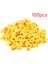 100PCS 2,54MM Jumper Kapak Açık Tip Kısaltma Kapağı Kısa Devre Bloğu Kısa Kapak Soket Pimi Başlık Bağlantı Bloğu, Sarı (Yurt Dışından) 4
