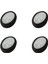 Smart Fortwo 450 451 1998-2014 Akıllı Fortwo Için 4x Dişli Topuz Otomatik Düğme Gümüş (Yurt Dışından) 1