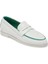 Beyaz Hakiki Deri Kadın Loafer - K24I1AY67366-A26 1