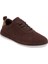 Kahve Hakiki Nubuk Deri Erkek Sneaker - E24I1AY56829-A39 1