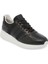 Siyah Deri-Tekstil Erkek Sneaker - E24I1AY56869-A64 1