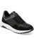 Siyah Hakiki Deri Erkek Sneaker - E24I1AY56859-A23 1