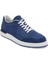 Lacivert Hakiki Süet Deri Erkek Sneaker - E24I1AY56857-D44 1