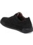 Siyah Hakiki Nubuk Deri Erkek Sneaker - E24I1AY56905-A64 2