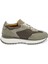 Yeşil Deri-Tekstil Kadın Sneaker - K24I1AY67492-H48 3