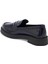 Lacivert Hakiki Rugan Deri Kadın Loafer - K24S1AY67617-C16 2