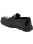 Siyah Hakiki Deri Erkek Loafer - E24S1AY57104-A23 2