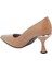Kahve Hakiki Rugan Deri Kadın Stiletto - K24S1AY67704-U4K 2