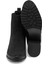 Siyah Hakiki Nubuk Deri Kadın Klasik Bot - K24K1BT67567-A64 4
