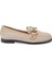 Bej Hakiki Süet Deri Kadın Loafer - K24S1AY67568-B79 3