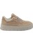 Bej Hakiki Nubuk Deri Kadın Sneaker - K24S1AY67591-A40 3