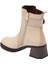 Bej Hakiki Deri Kadın Casual Bot - K24K1BT67561-U49 2