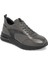 Gri Hakiki Deri Erkek Sneaker - E24S1AY57026-B43 1
