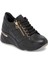 Siyah Hakiki Deri Kadın Sneaker - K24S1AY67723-A23 1