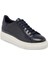 Lacivert Hakiki Deri Erkek Sneaker - E24S1AY57067-C72 1