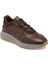 Kahve Hakiki Deri Erkek Sneaker - E24S1AY57096-A24 1