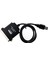 2x USB - Yazıcı Paralel Bağlantı Noktası 36PIN Erkek Dönüşüm Kablosu Siyah (Yurt Dışından) 3