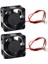 2x 3D Yazıcının 4020 Soğutma Fanı Dc 12V Fırça Boş Mini Soğutucu 40MM Soğutma Fanı 40X40X20MM Yüksek Kalite (Yurt Dışından) 1