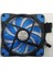 120X120X25 mm 12 Volt 3 Pin Mavi Ledli Fan 1