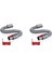 2x Dyson V7 V7 V8 V10 V11 Vakum Süpürge Parçaları Için Uyumlu Tetik Kilit ve Esnek Uzatma Hortumu Kırmızı (Yurt Dışından) 1