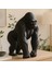 Siyah Gorilla Büstü – Dekoratif Heykel & Masaüstü Figür 1