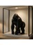 Siyah Gorilla Büstü – Dekoratif Heykel & Masaüstü Figür 4
