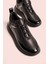 Siyah - Dolgu Topuk Sneaker 3
