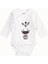 Pamuklu Bebek Kruvaze Uzun Kollu Body Ekru Zürafa 1