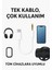 iPhone 15 Samsung Google Pixel 2 Oneplus, Huawei Type-C 3.5mm Aux Dönüştürücü 2