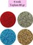 Dökme Cam Kum Boncuk (11/0) 2 mm - 4 Renk - Toplam 80 Gram - BNC404 1