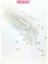 Dökme Cam Kum Boncuk Büyük Boy (6/0) 4 mm - 60 Gram - İnci Beyaz - BNC117 1