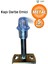 Kapı Stoperi Tamponu Durdurucusu Tutucu Metal Stopu Silikonlu 8 cm (5 Adet) 1