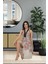 Izabel Kadın Gecelık ve Sabahlık Fantazı Kısa Fırfır Elbise Ipeksı Kumas 2