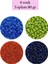 Dökme Cam Kum Boncuk (8/0) 3 mm - 4 Renk - Toplam 80 Gram - BNC421 1
