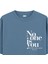 No One Is You - Oversize T-Shirt Antrasit Mavi 2