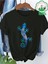 Gekko Özel Tasarım Baskılı Kadın Pamuk T-Shirt 1