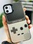 Aksesuar Iphone 11 ile Uyumlu Köşeli Parmak Izi Bırakmaz Gameboy Baskılı Metalik Electro Silikon Kılıf 1