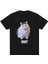 Komik Kedi Poz Baskılı Unisex Pamuk T-Shirt 1