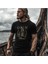 Odin Özel Tasarım Baskılı Siyah T-Shirt 1