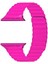 Merkezi Apple Watch 42MM Krd-09 Deri Lop Kordon Pembe 1