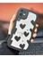 Aksesuar Iphone 11 ile Uyumlu Aynalı Siyah Kalp Tasarım Dalgalı Kenar Darbe Önleyici Silikon Kılıf 3