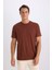 Erkek T-Shirt V7699AZ/BN319 Brown 1