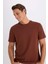 Erkek T-Shirt V7699AZ/BN319 Brown 4